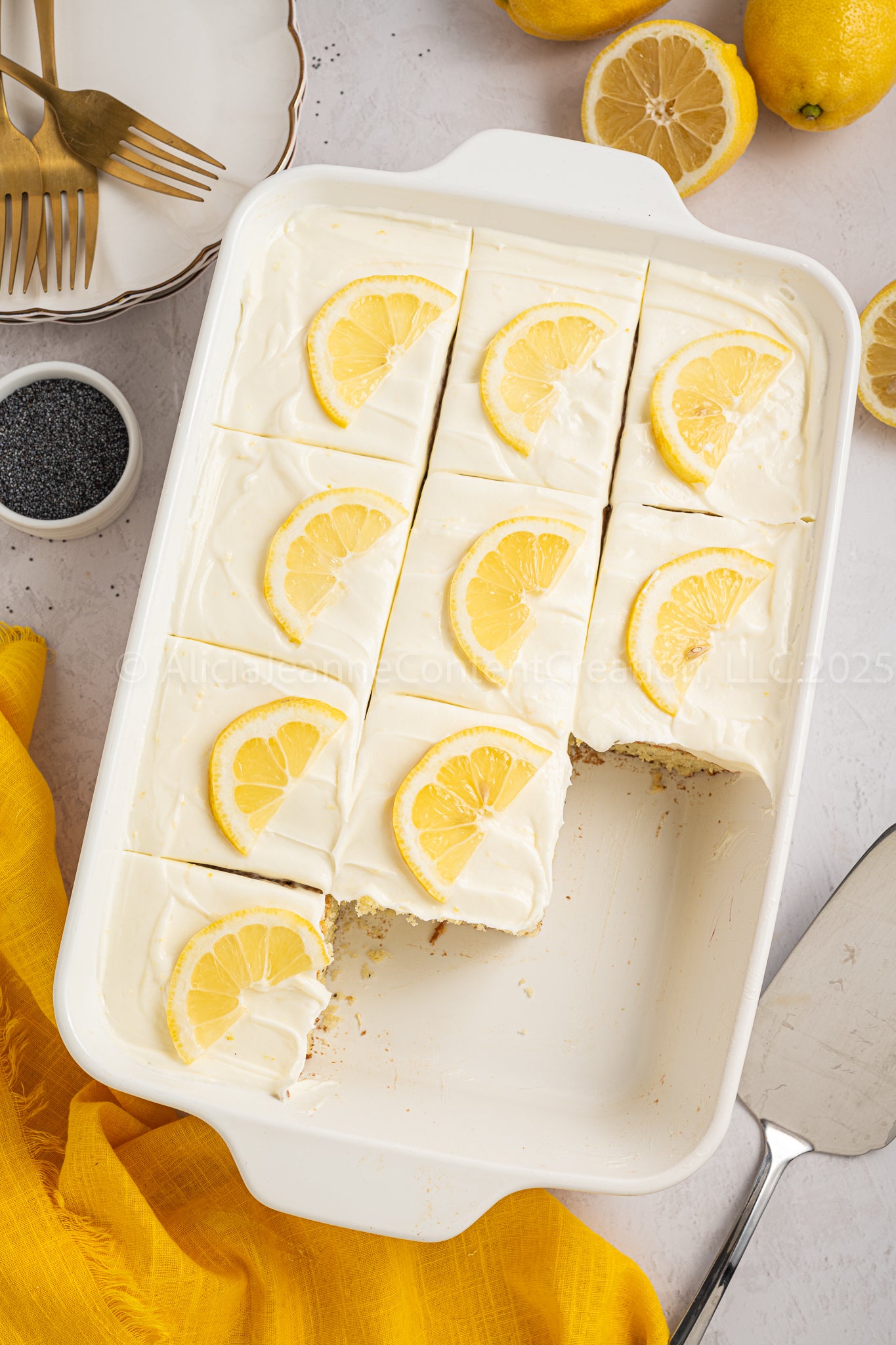 Lemon Poppy Seed Cake - *EXCLUSIVE*