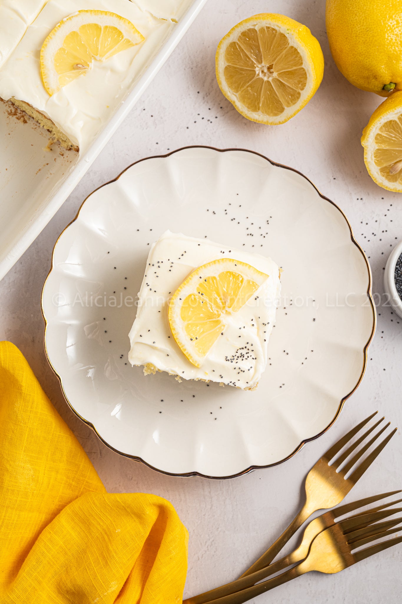 Lemon Poppy Seed Cake - *EXCLUSIVE*