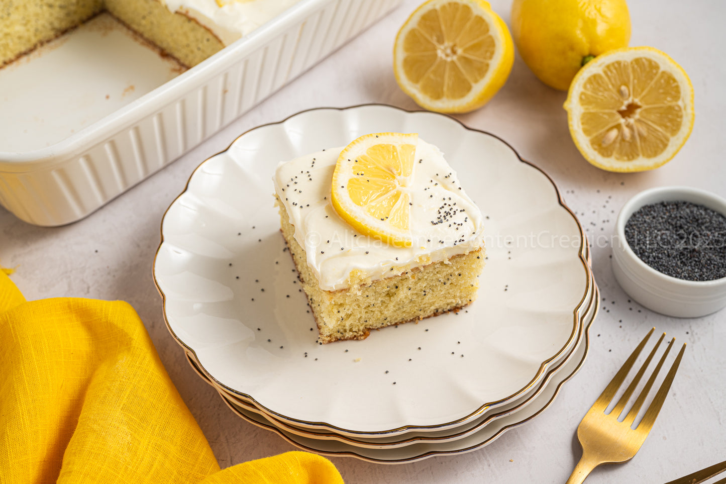 Lemon Poppy Seed Cake - *EXCLUSIVE*