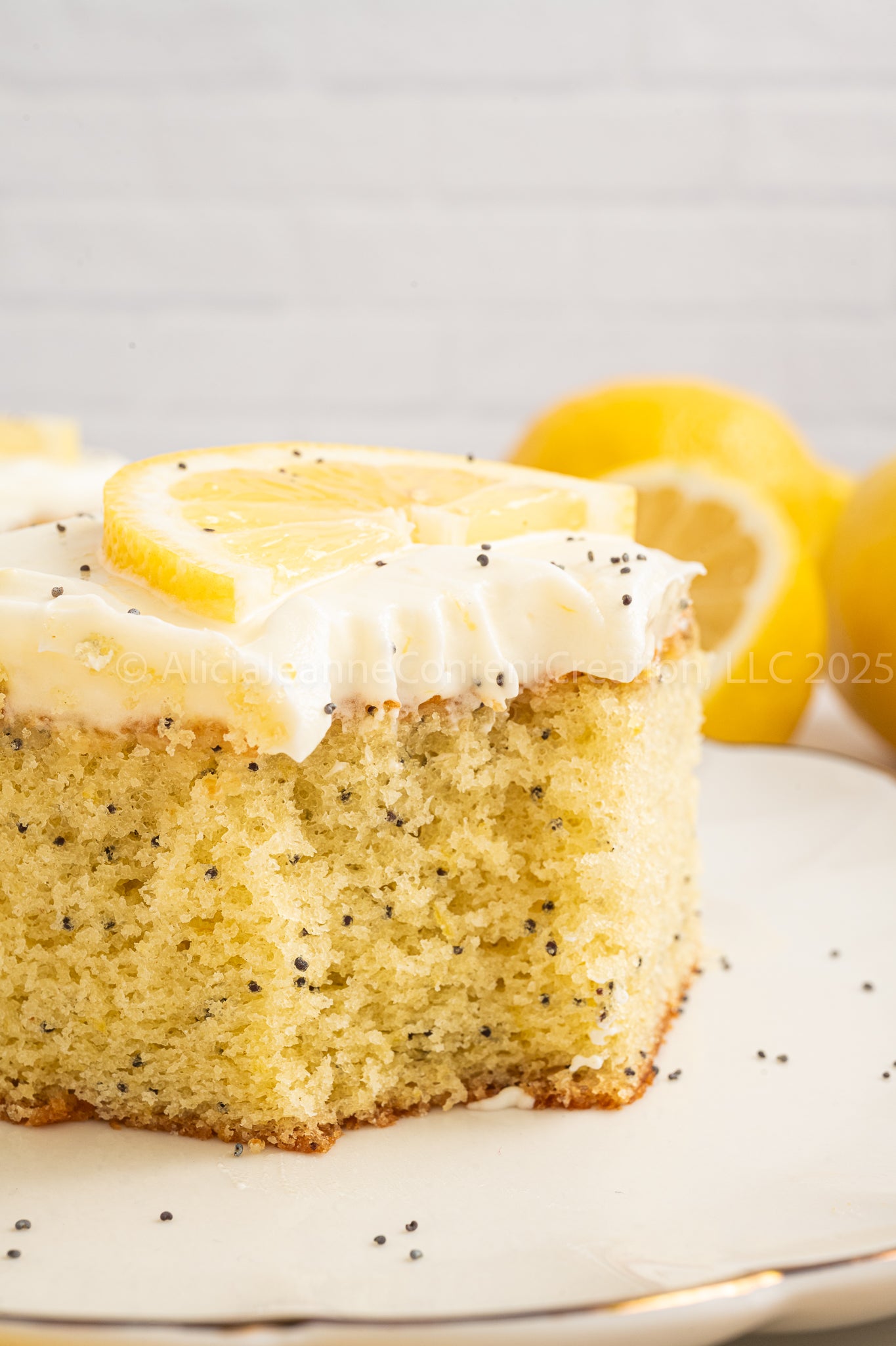 Lemon Poppy Seed Cake - *EXCLUSIVE*