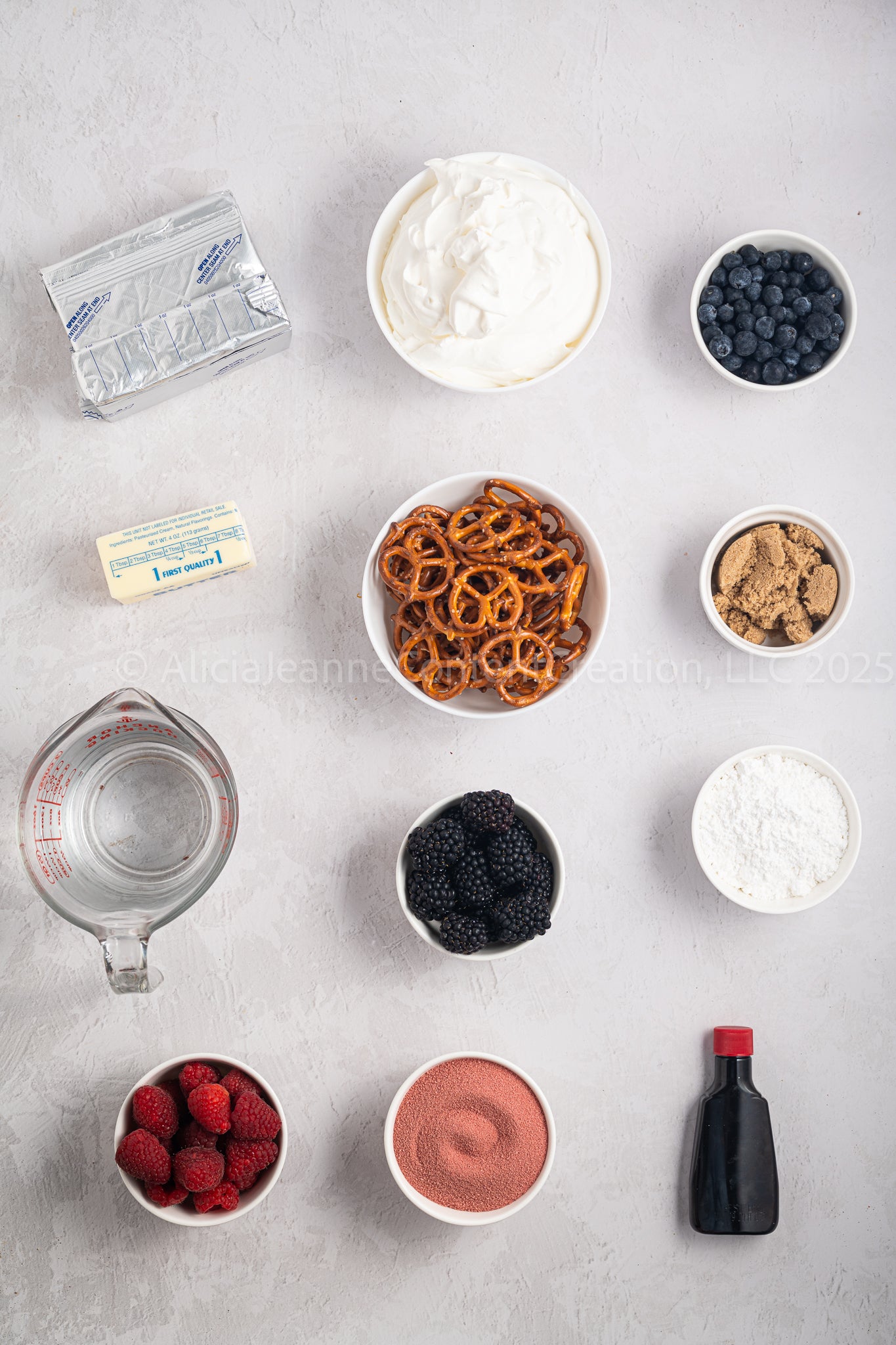 Mixed Berry Pretzel Salad - *EXCLUSIVE*