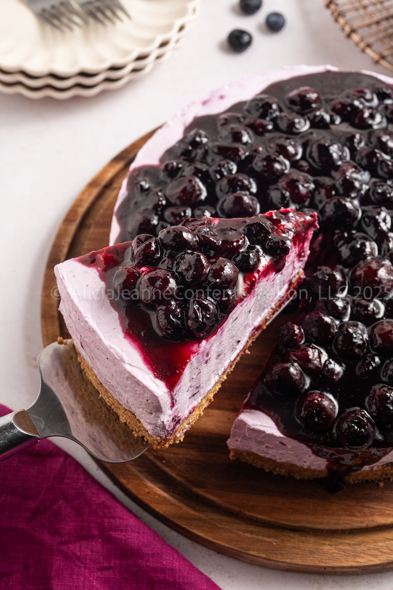 No Bake Blueberry Cheesecake - *EXCLUSIVE*