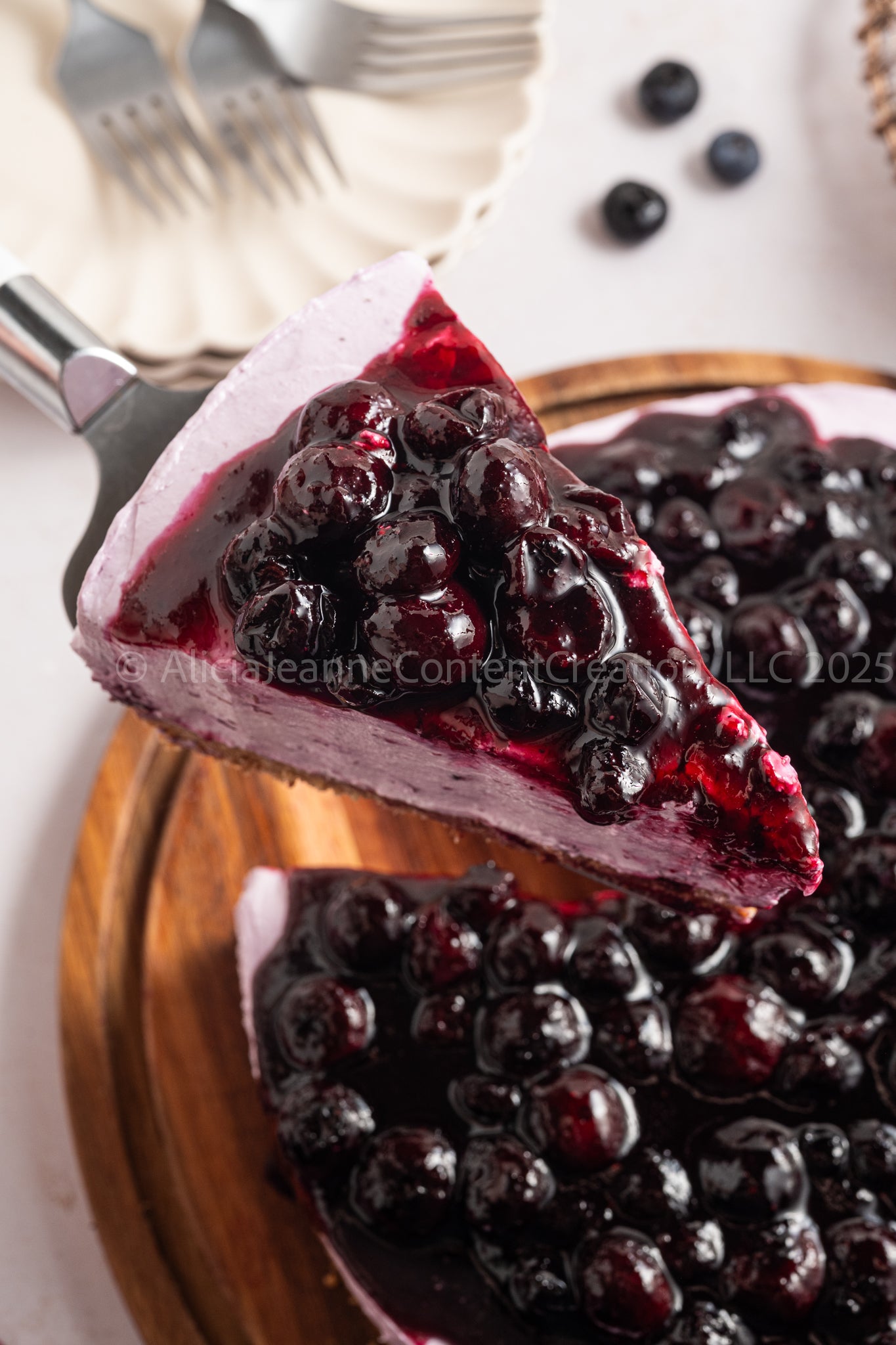 No Bake Blueberry Cheesecake - *EXCLUSIVE*