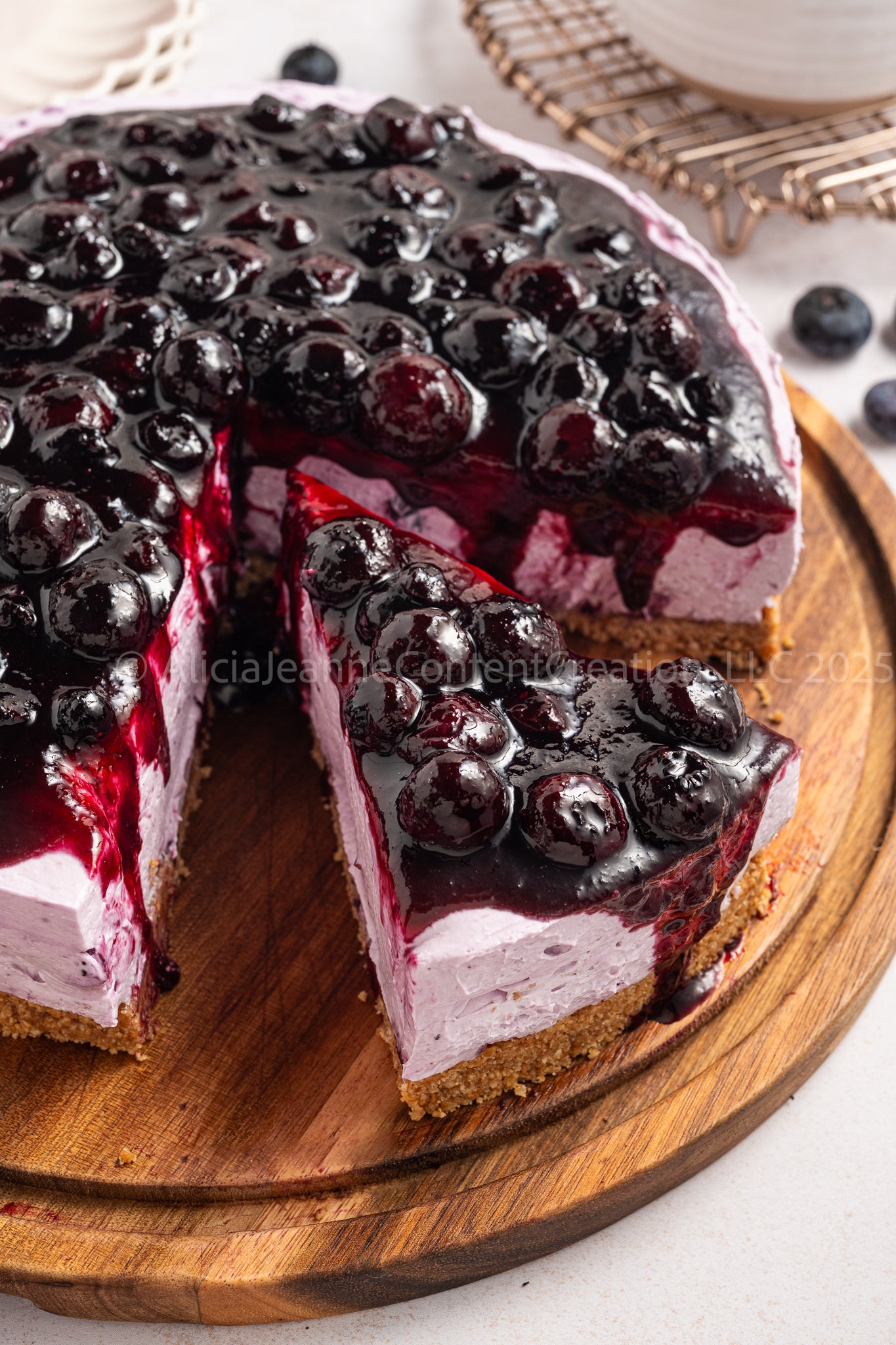 No Bake Blueberry Cheesecake - *EXCLUSIVE*