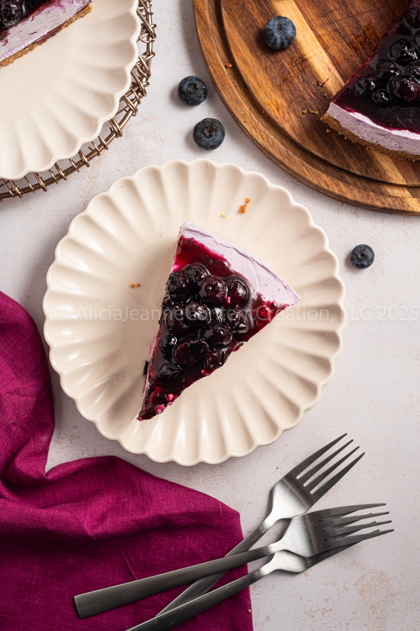 No Bake Blueberry Cheesecake - *EXCLUSIVE*