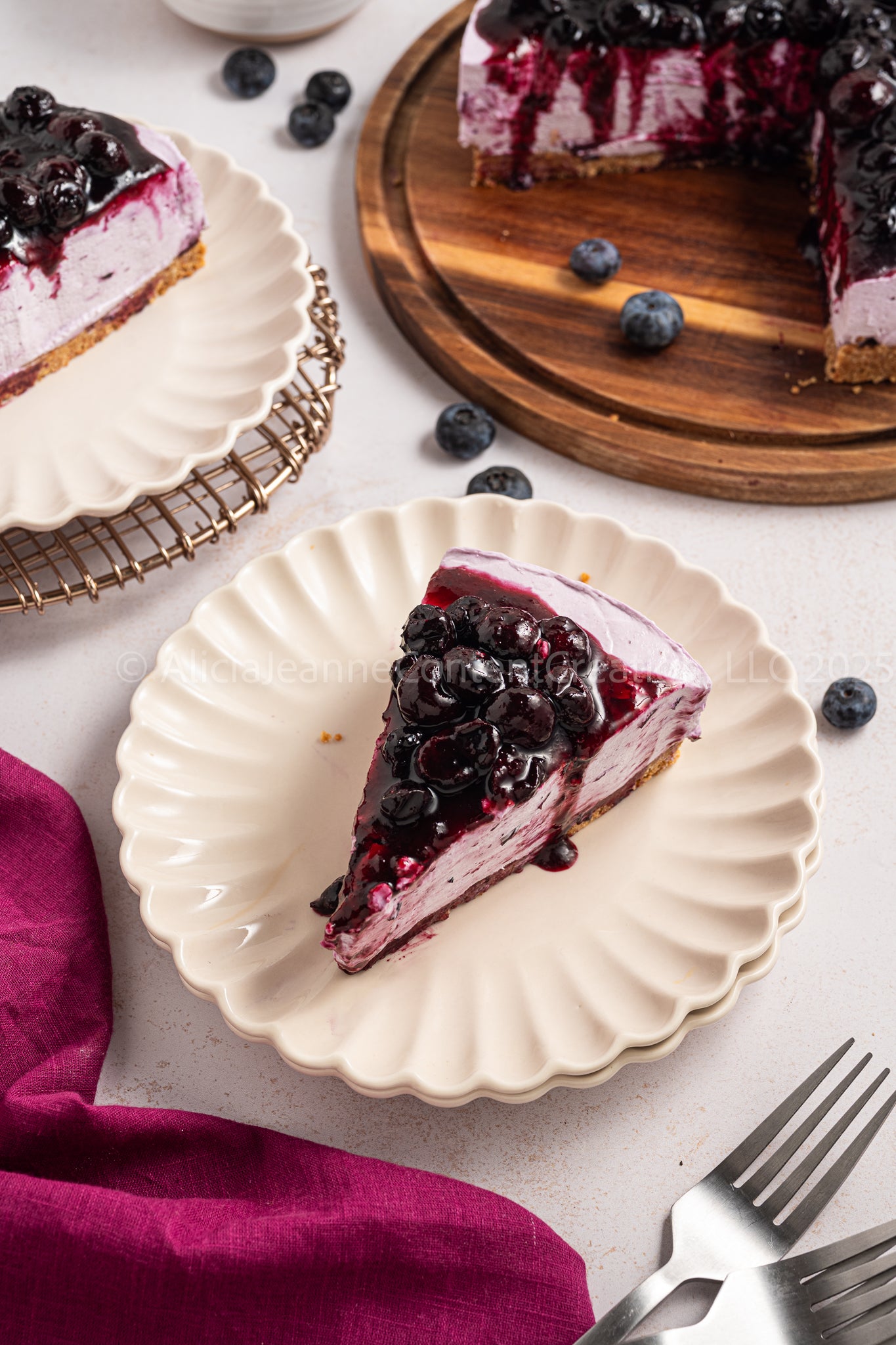 No Bake Blueberry Cheesecake - *EXCLUSIVE*
