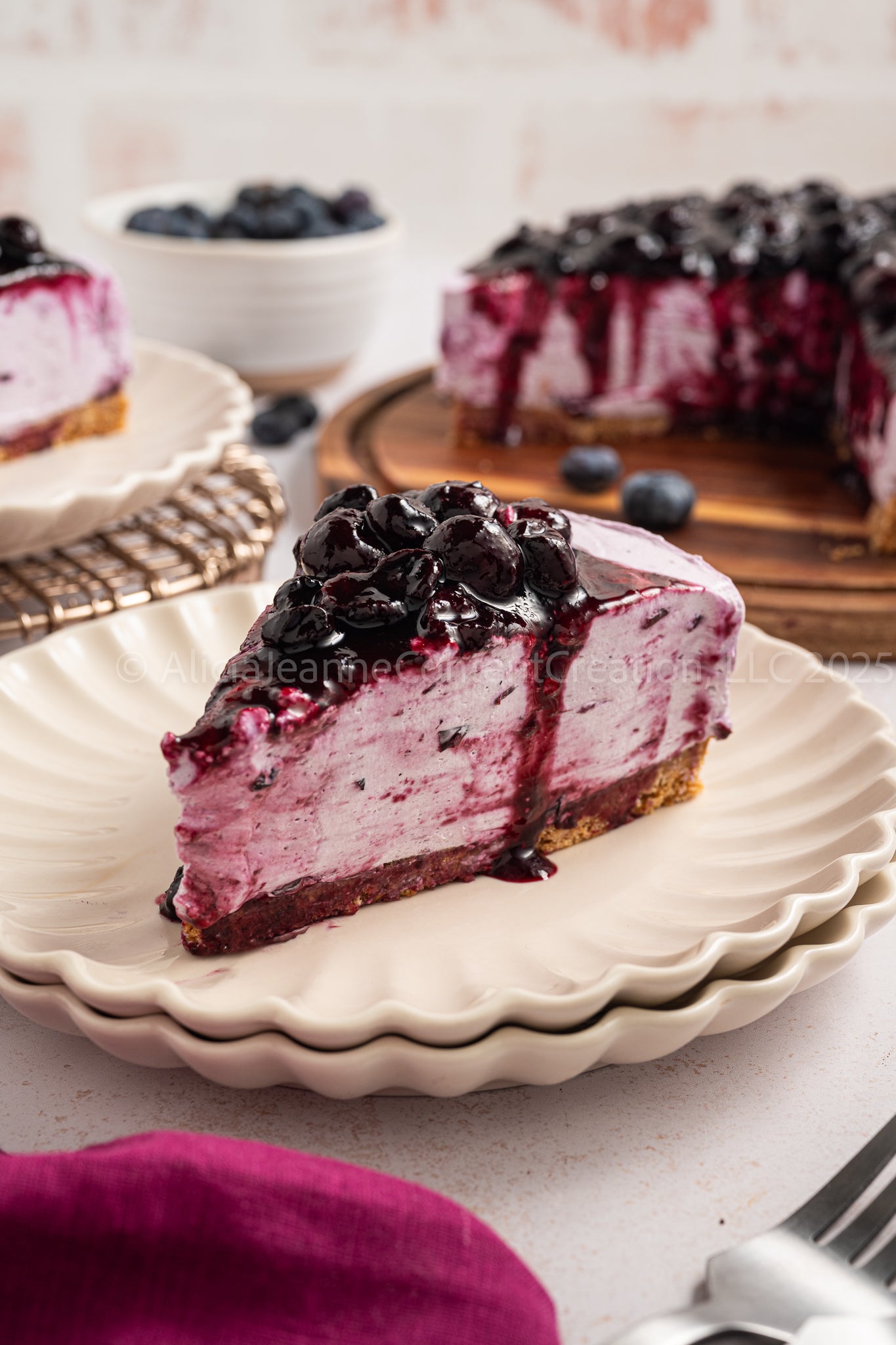 No Bake Blueberry Cheesecake - *EXCLUSIVE*