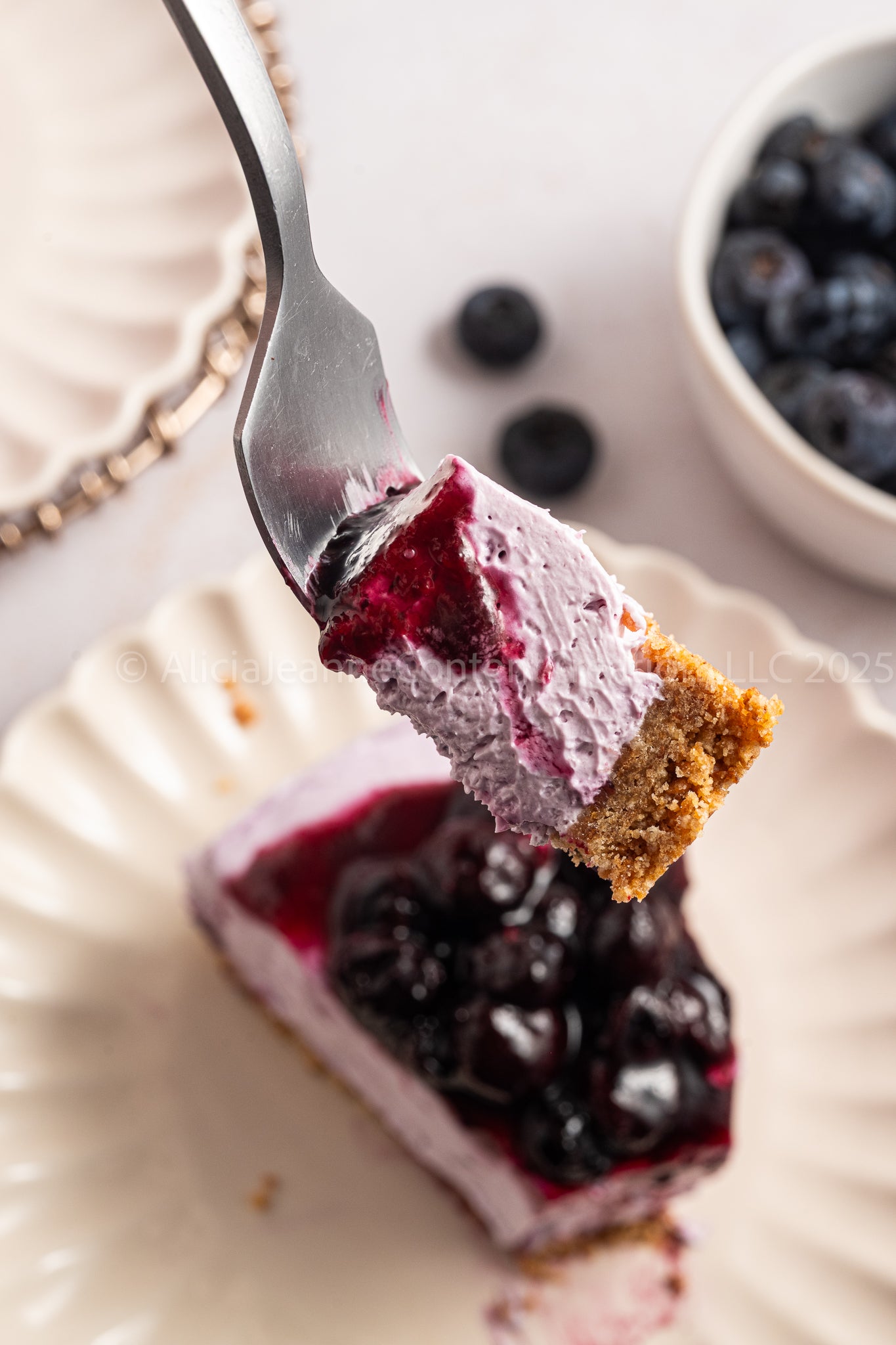No Bake Blueberry Cheesecake - *EXCLUSIVE*