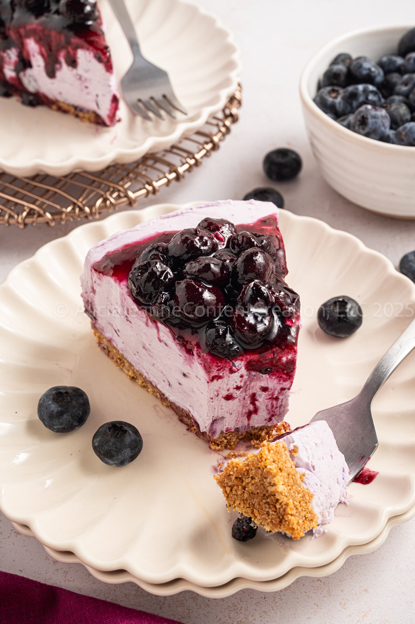No Bake Blueberry Cheesecake - *EXCLUSIVE*