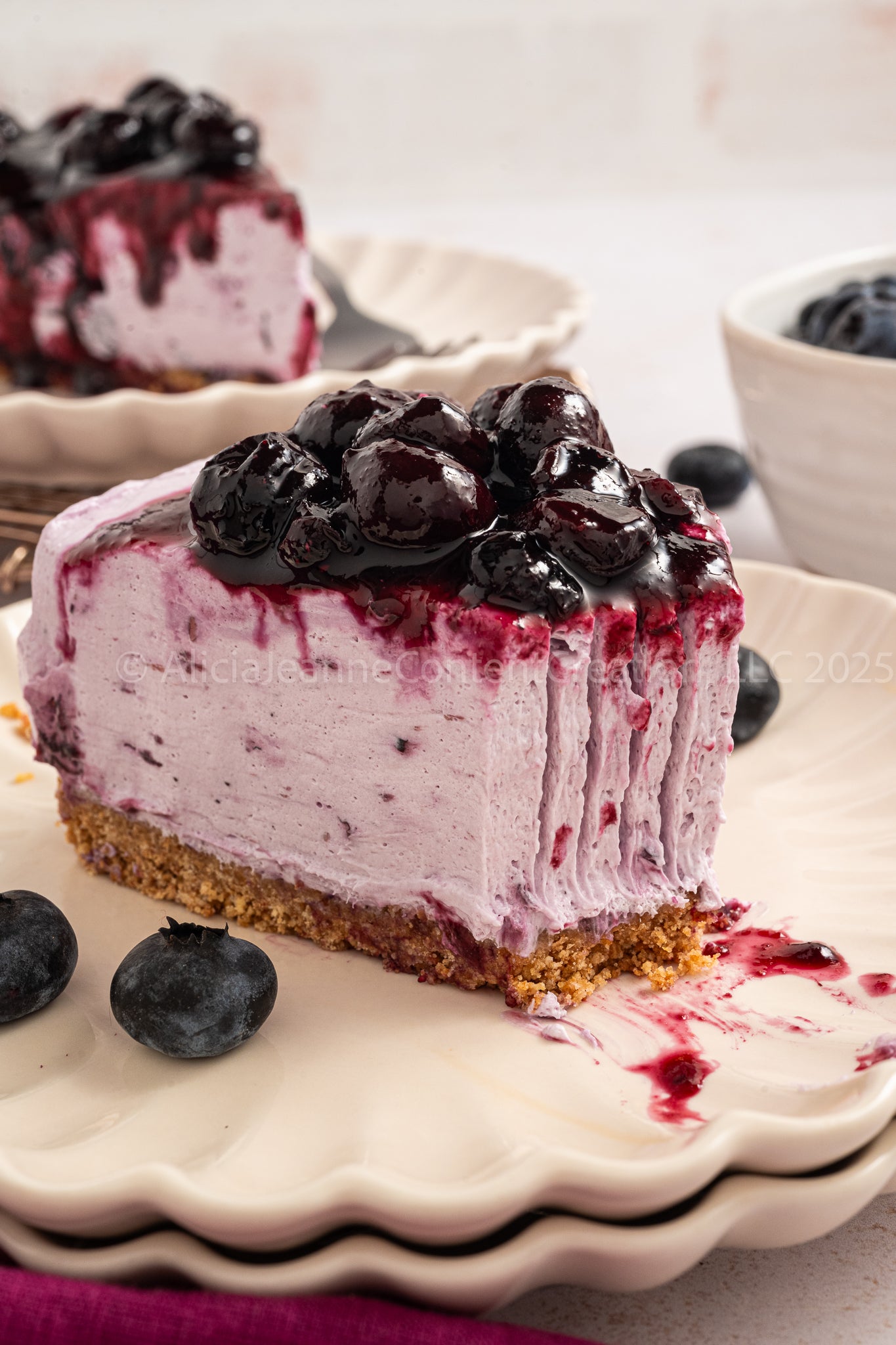 No Bake Blueberry Cheesecake - *EXCLUSIVE*