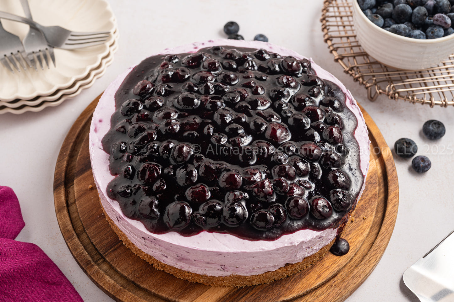 No Bake Blueberry Cheesecake - *EXCLUSIVE*