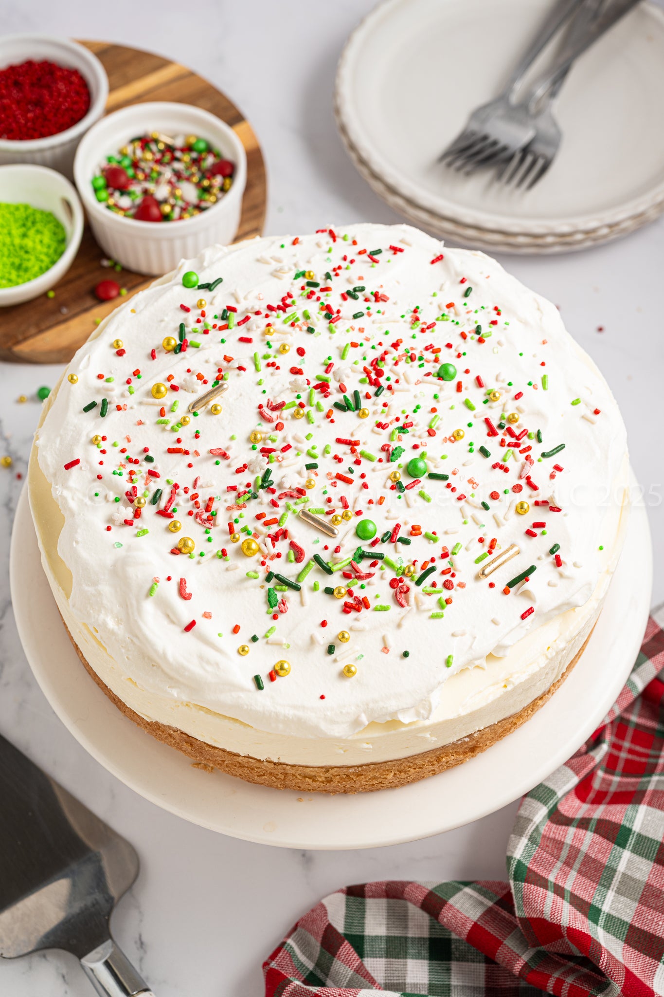 No Bake Sugar Cookie Cheesecake - *EXCLUSIVE*