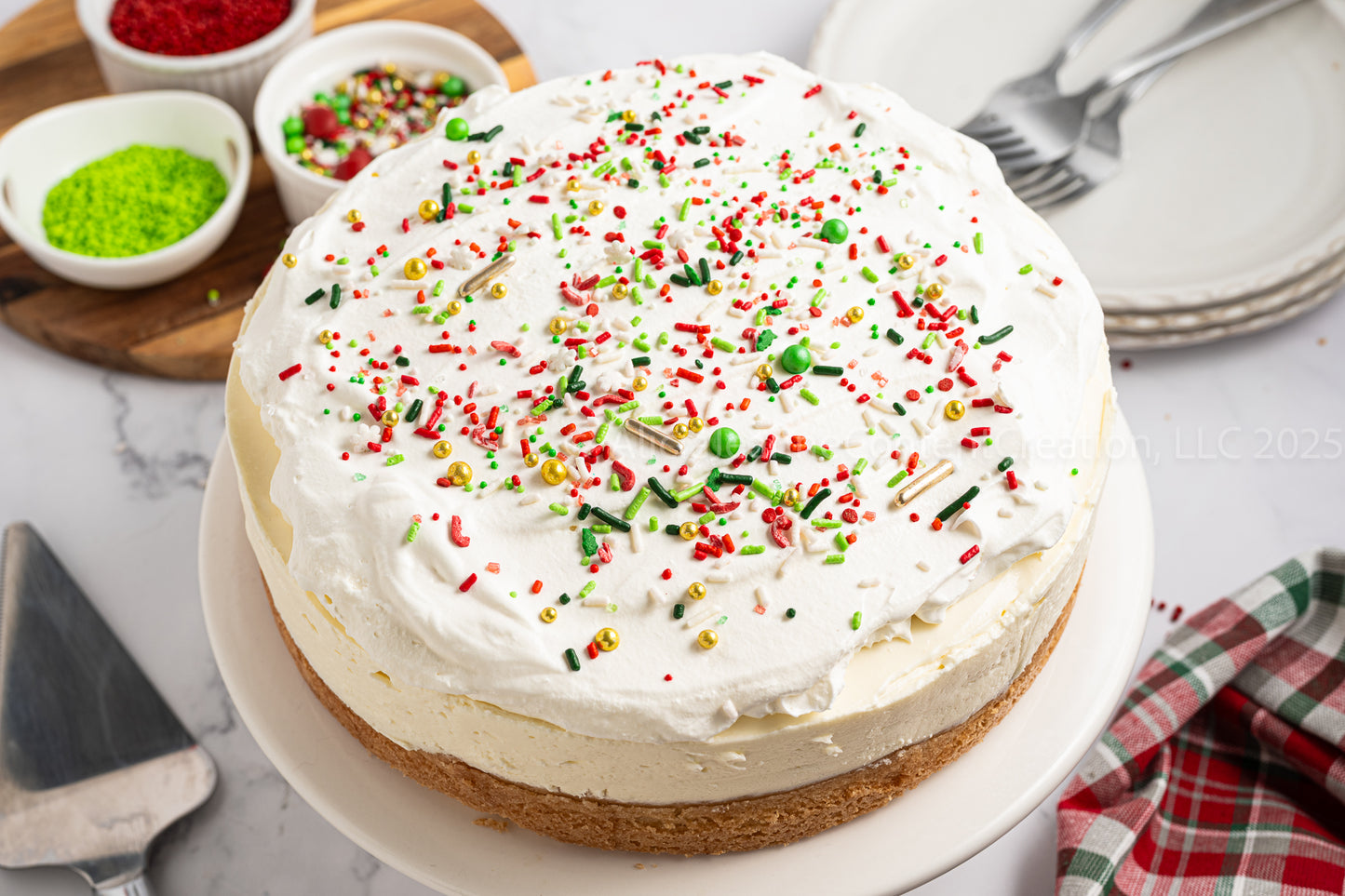 No Bake Sugar Cookie Cheesecake - *EXCLUSIVE*