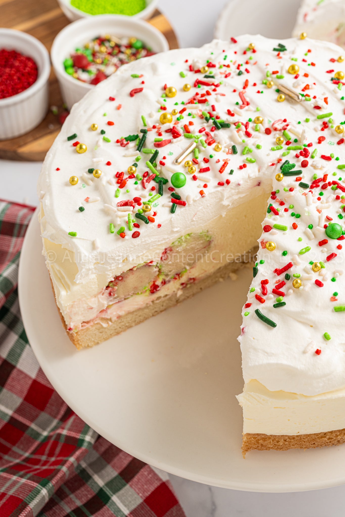 No Bake Sugar Cookie Cheesecake - *EXCLUSIVE*