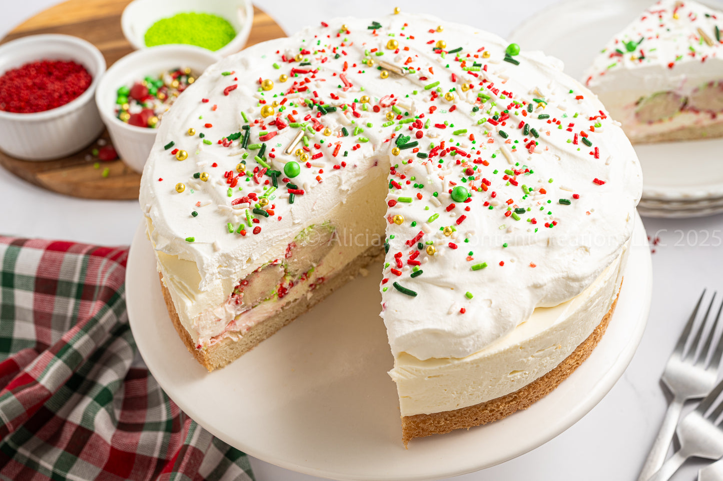 No Bake Sugar Cookie Cheesecake - *EXCLUSIVE*