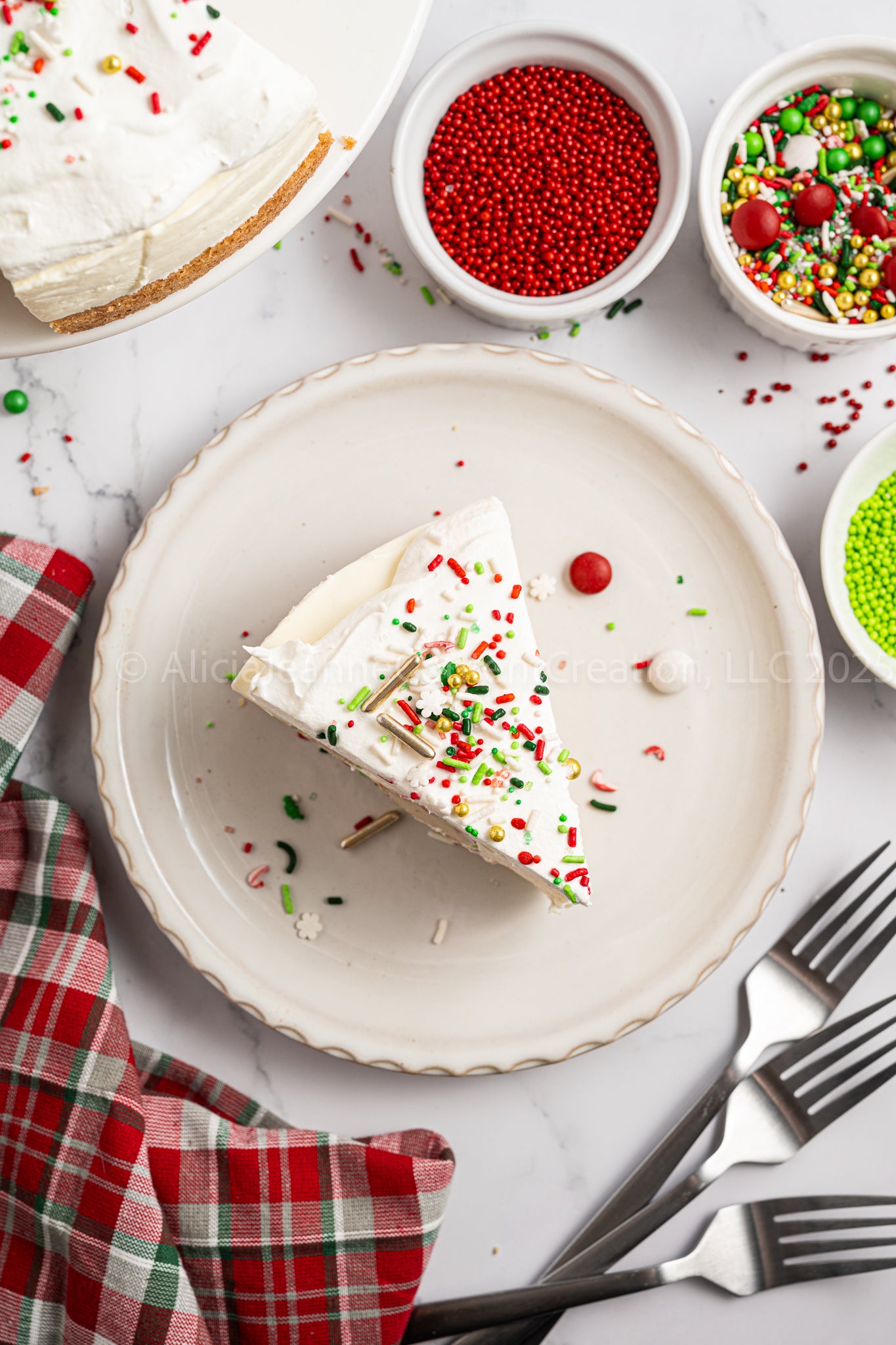 No Bake Sugar Cookie Cheesecake - *EXCLUSIVE*