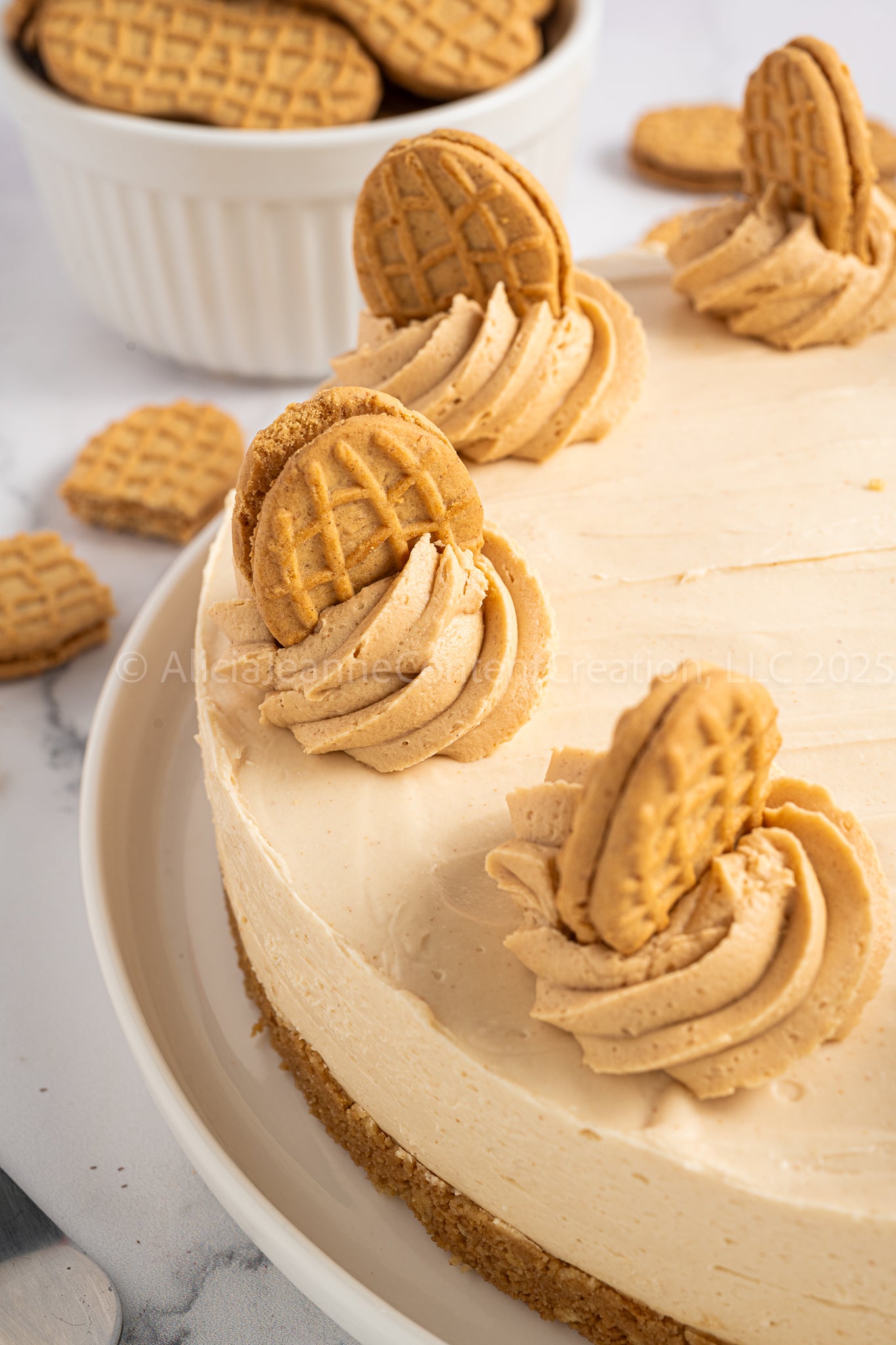 Nutter Butter Cheesecake (No-Bake) - *EXCLUSIVE*