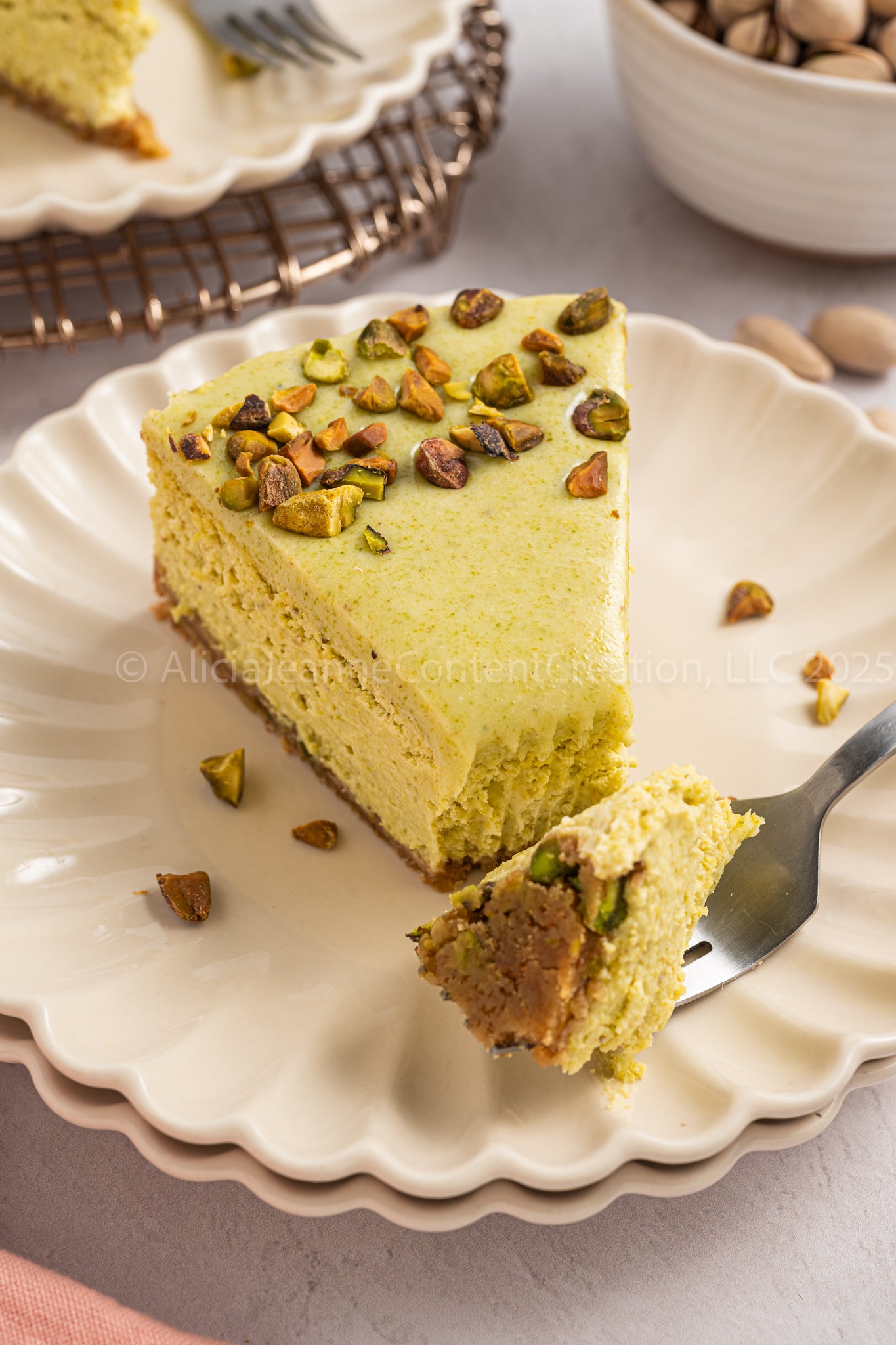 Pistachio Cheesecake - *EXCLUSIVE*