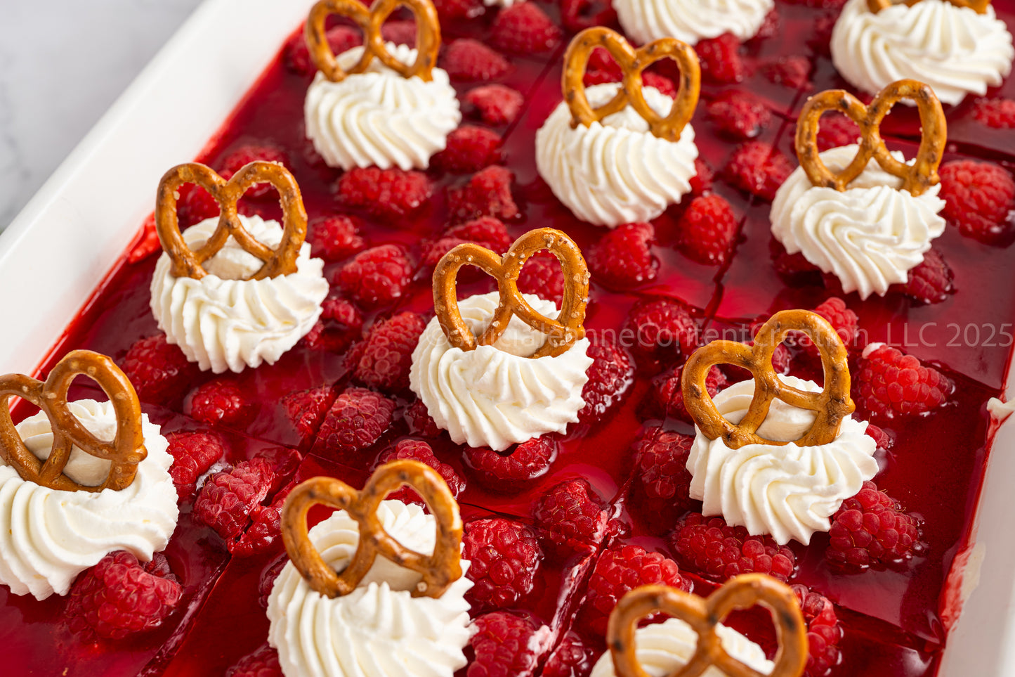 Raspberry Pretzel Salad - *EXCLUSIVE*