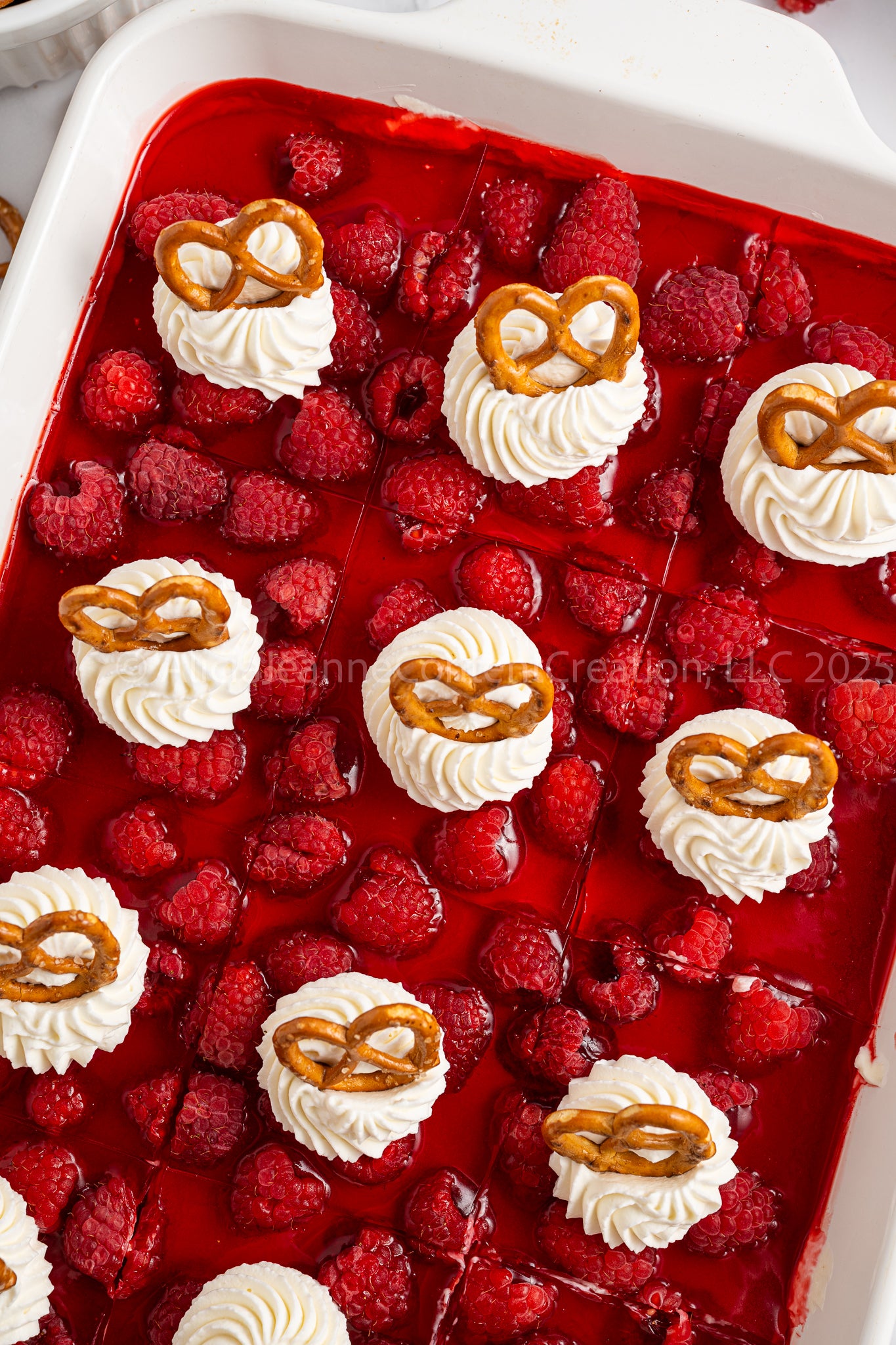 Raspberry Pretzel Salad - *EXCLUSIVE*