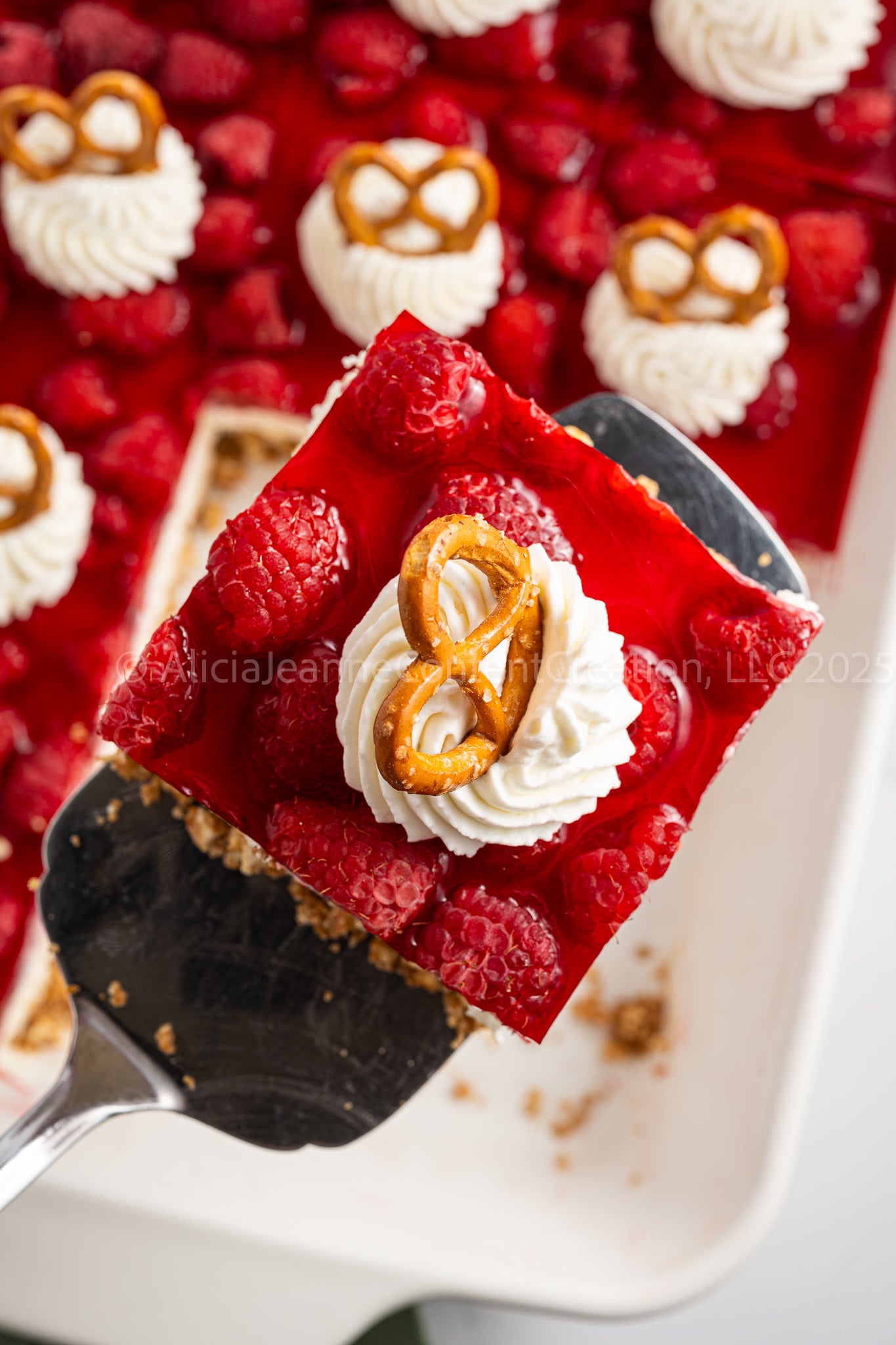 Raspberry Pretzel Salad - *EXCLUSIVE*