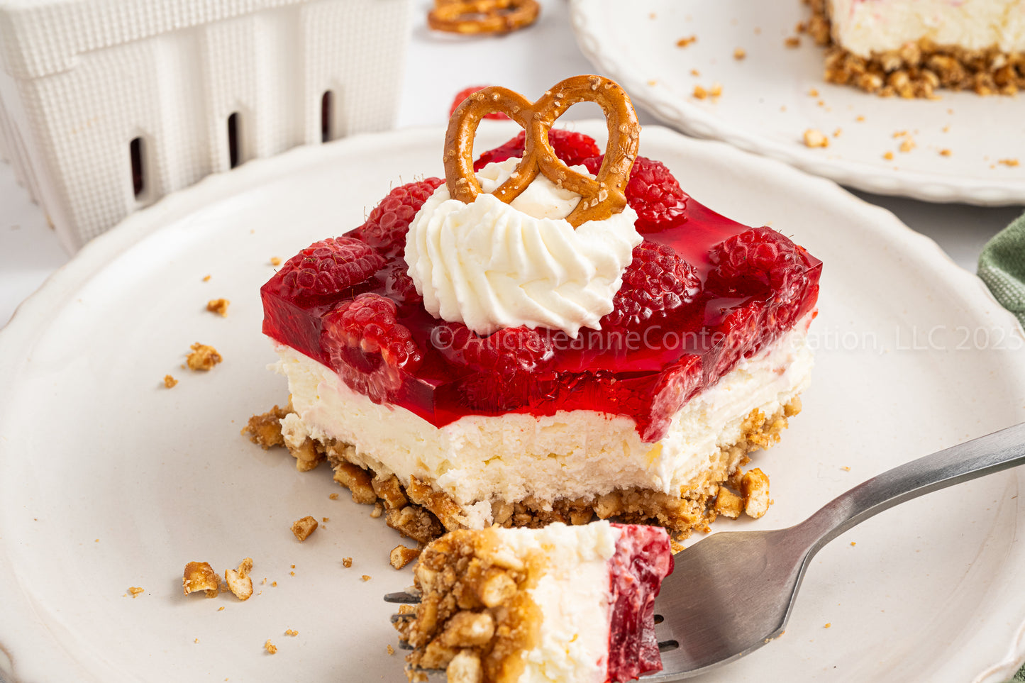 Raspberry Pretzel Salad - *EXCLUSIVE*