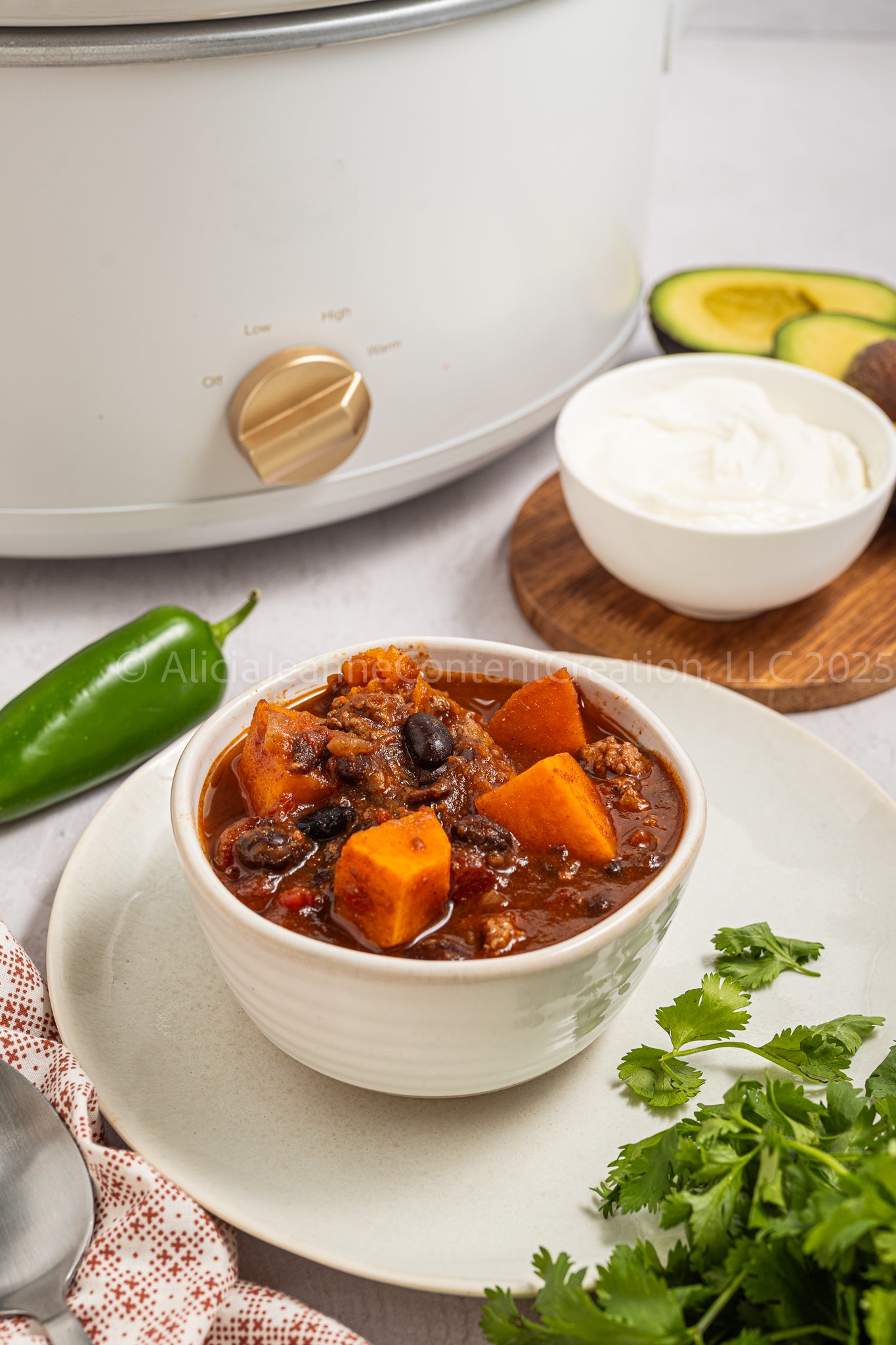 Slow Cooker Sweet Potato Chili - *EXCLUSIVE*