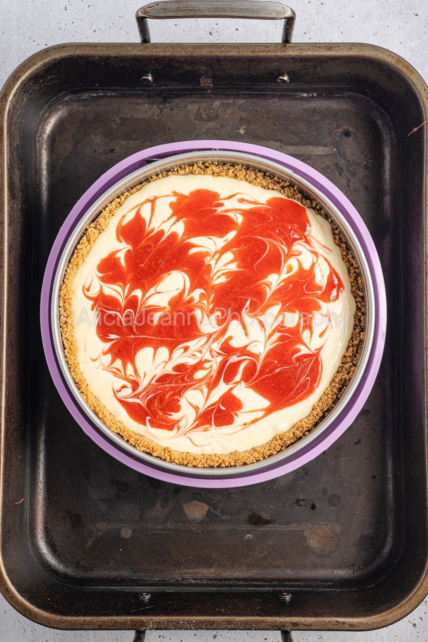 Strawberry Swirl Cheesecake - *EXCLUSIVE*