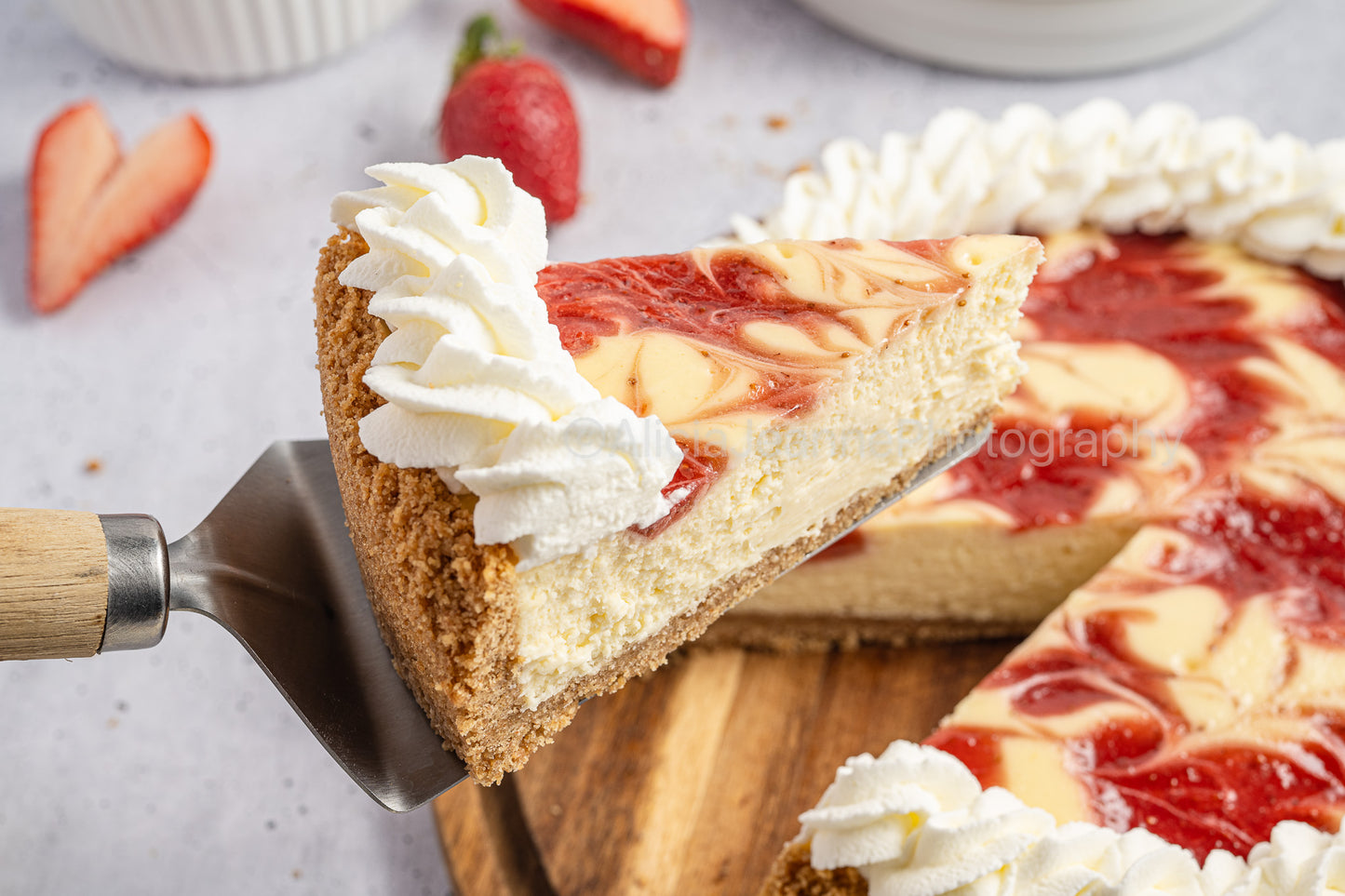 Strawberry Swirl Cheesecake - *EXCLUSIVE*