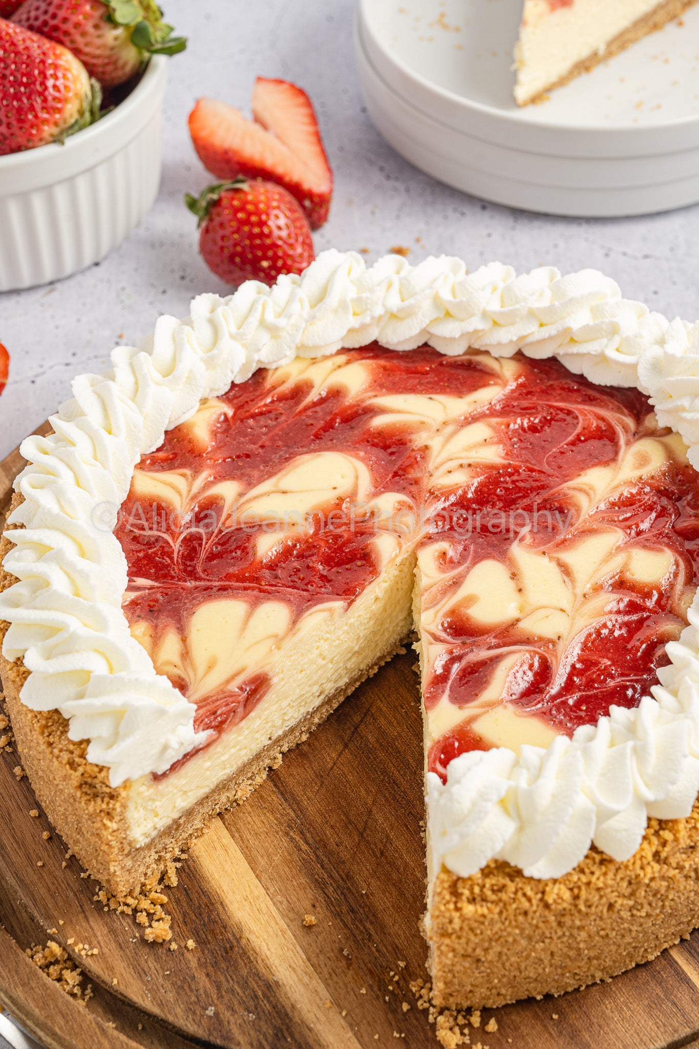 Strawberry Swirl Cheesecake - *EXCLUSIVE*