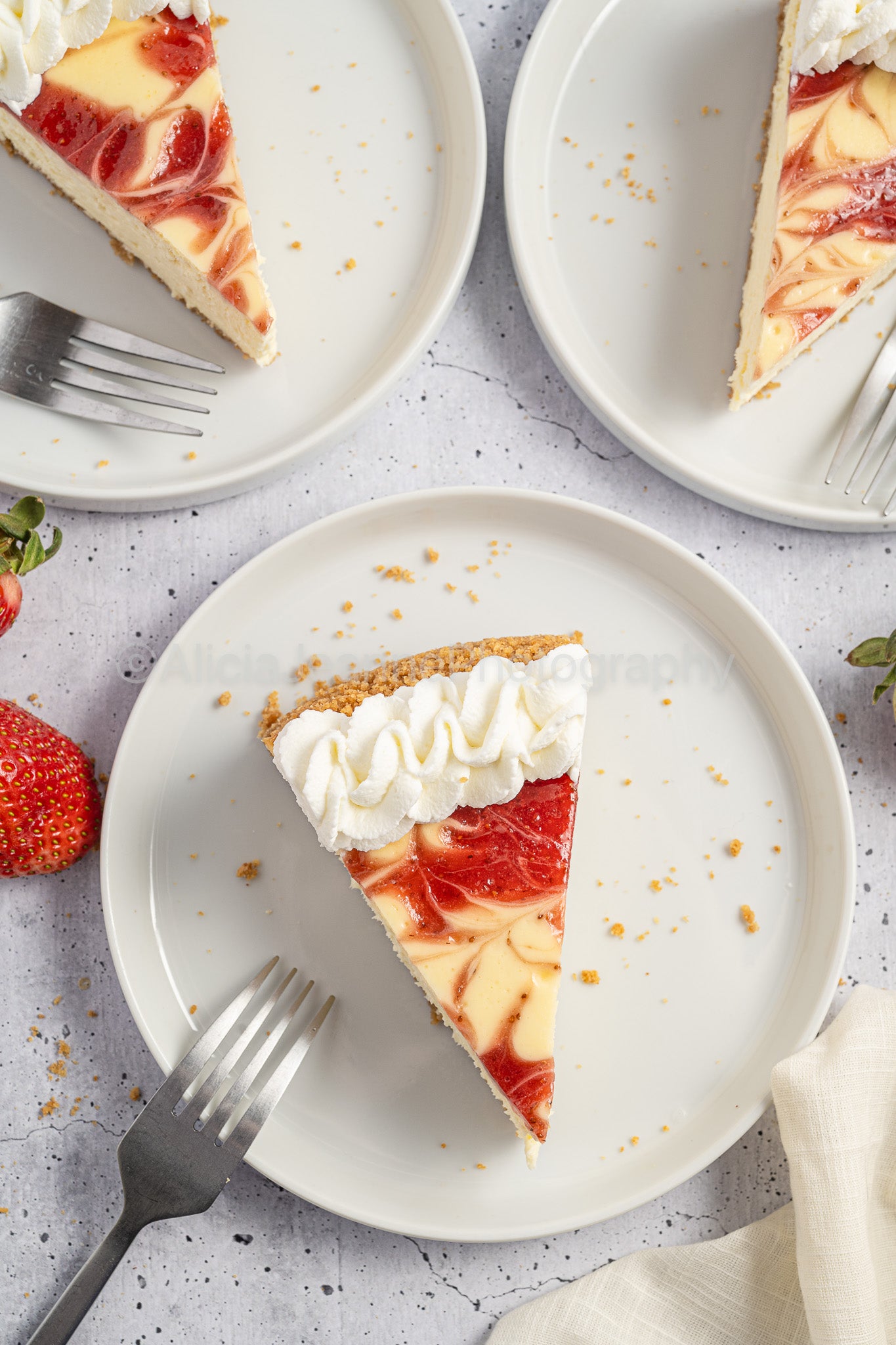 Strawberry Swirl Cheesecake - *EXCLUSIVE*