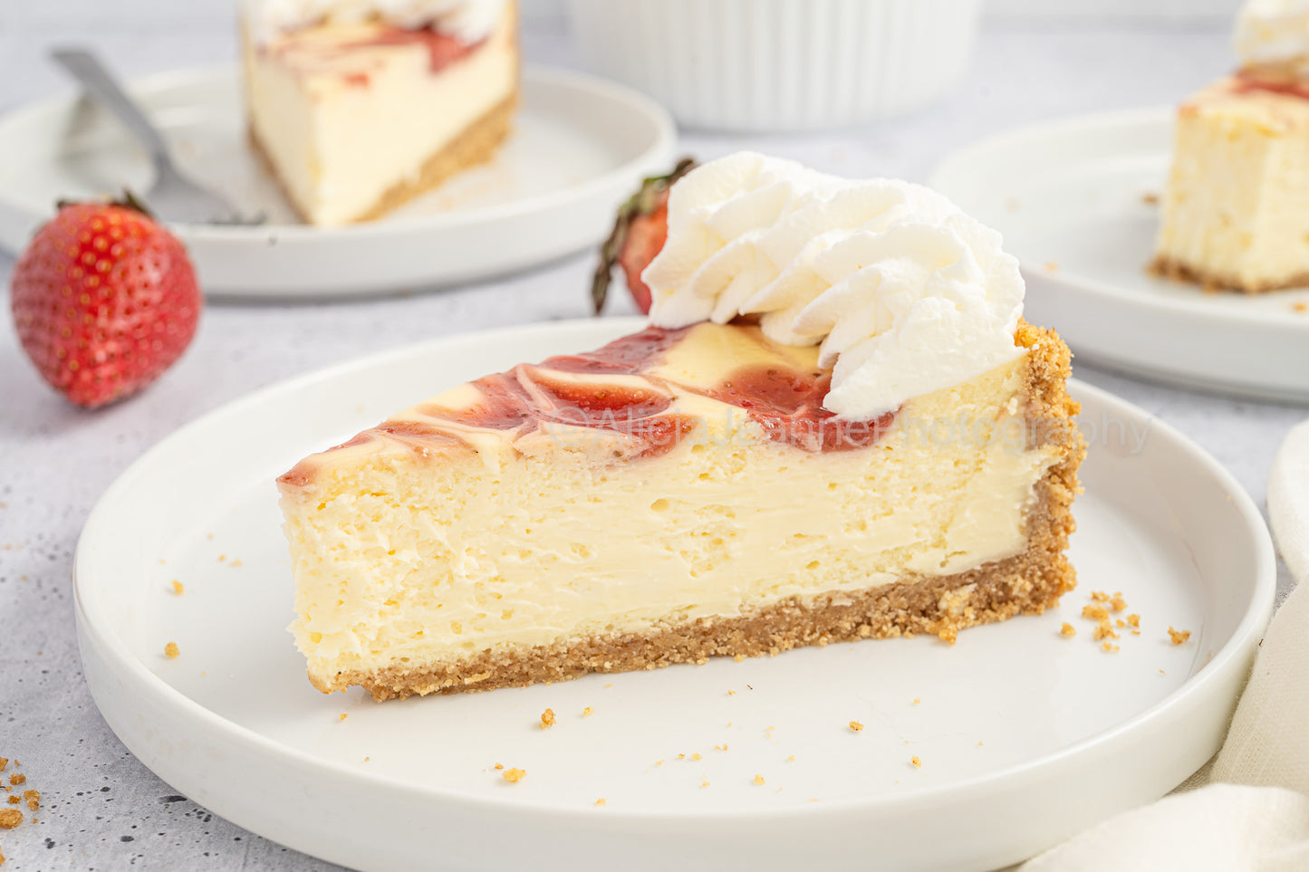 Strawberry Swirl Cheesecake - *EXCLUSIVE*