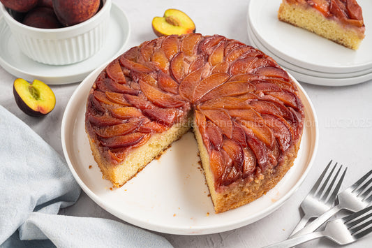 Upside Down Peach Cake - *EXCLUSIVE*