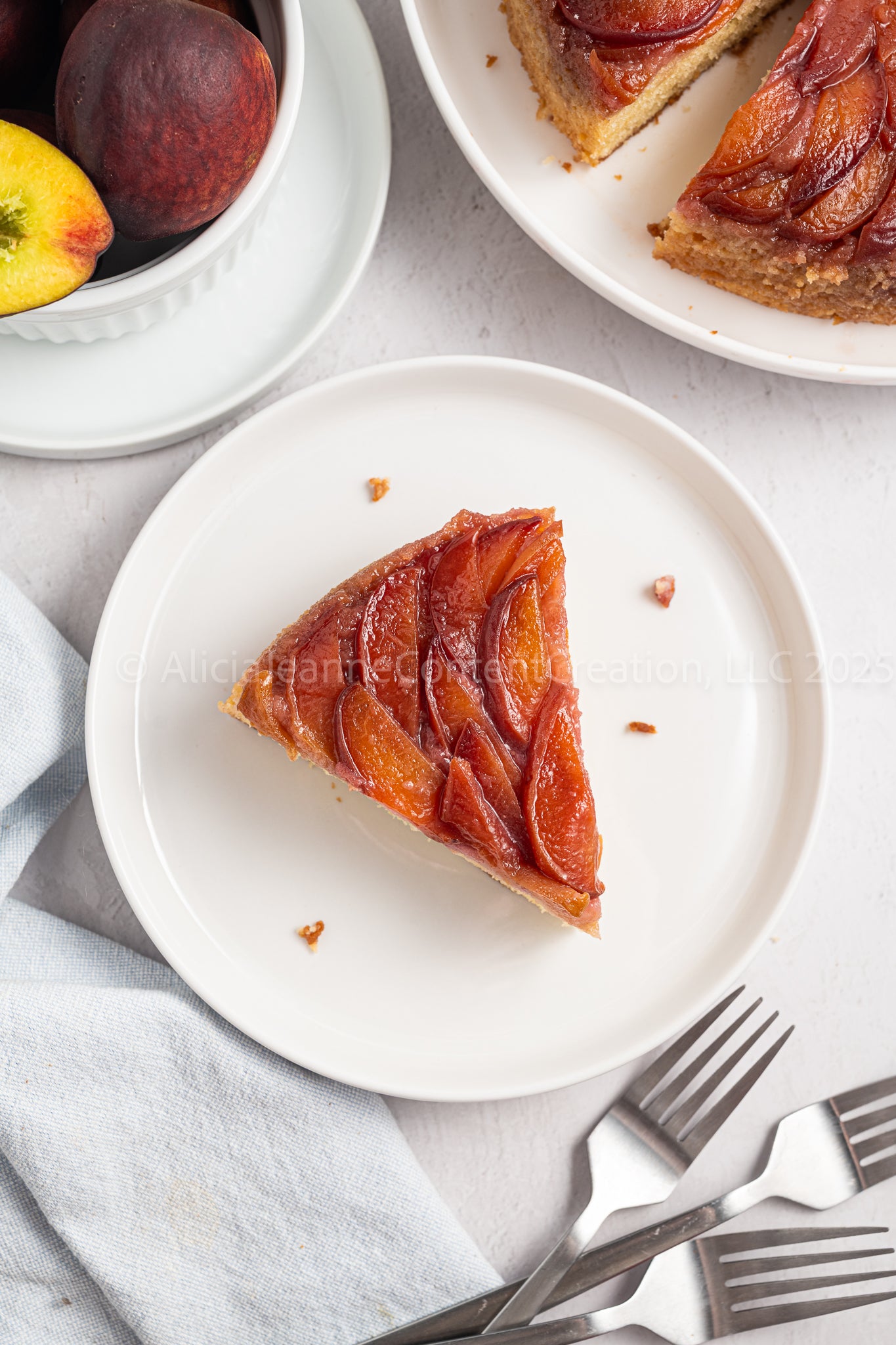 Upside Down Peach Cake - *EXCLUSIVE*