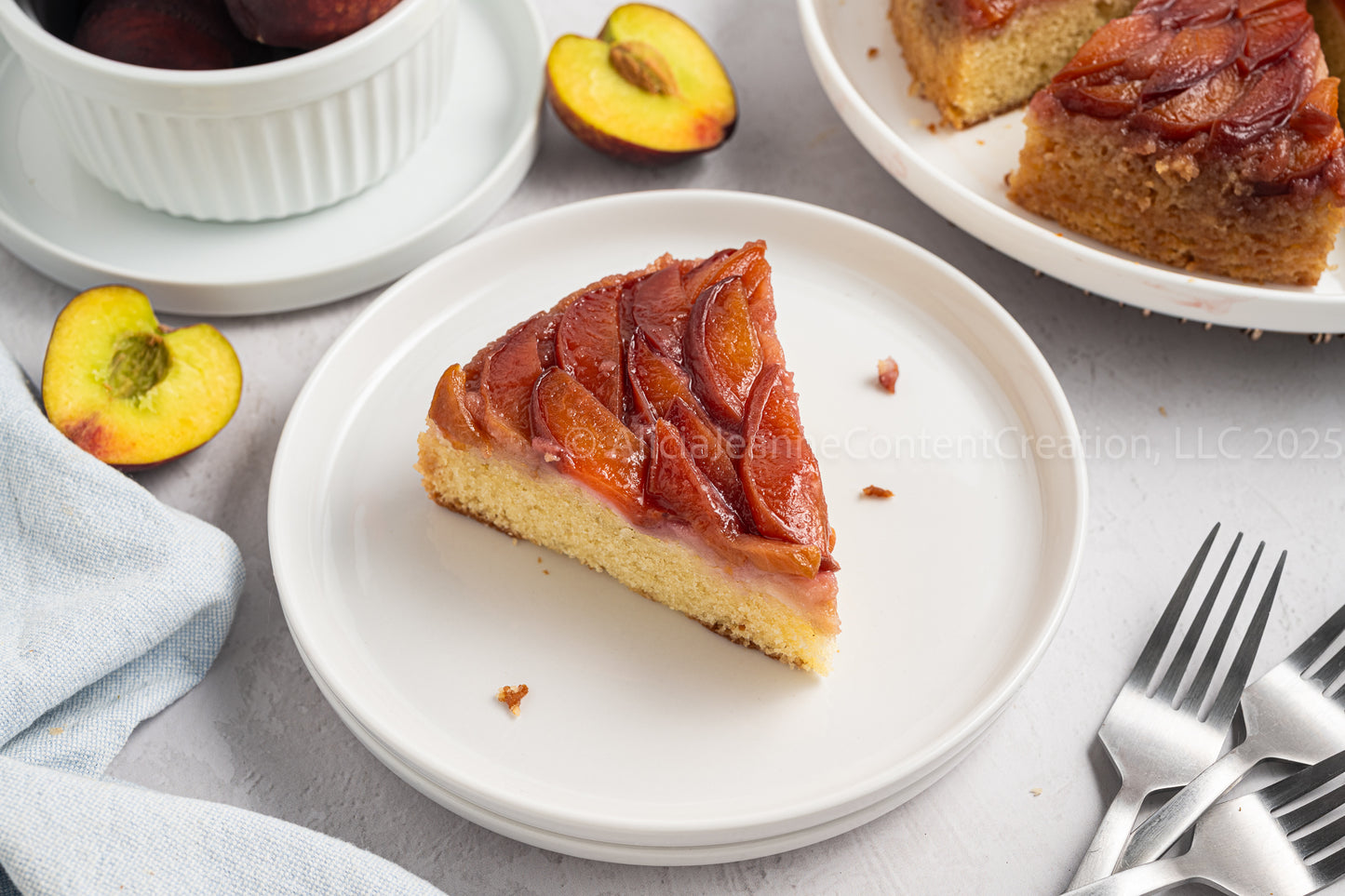 Upside Down Peach Cake - *EXCLUSIVE*