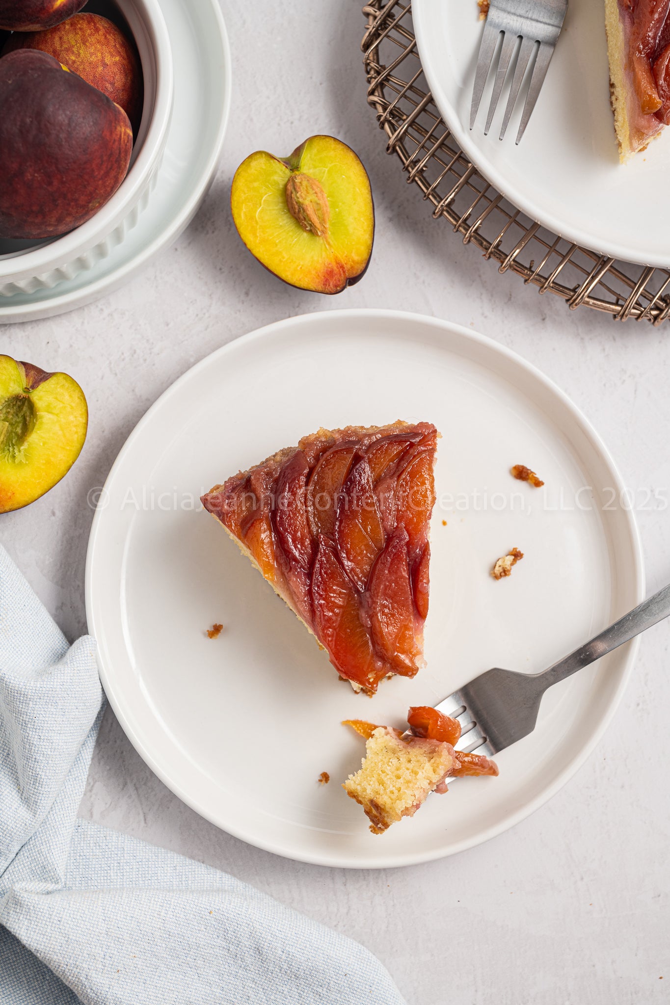 Upside Down Peach Cake - *EXCLUSIVE*