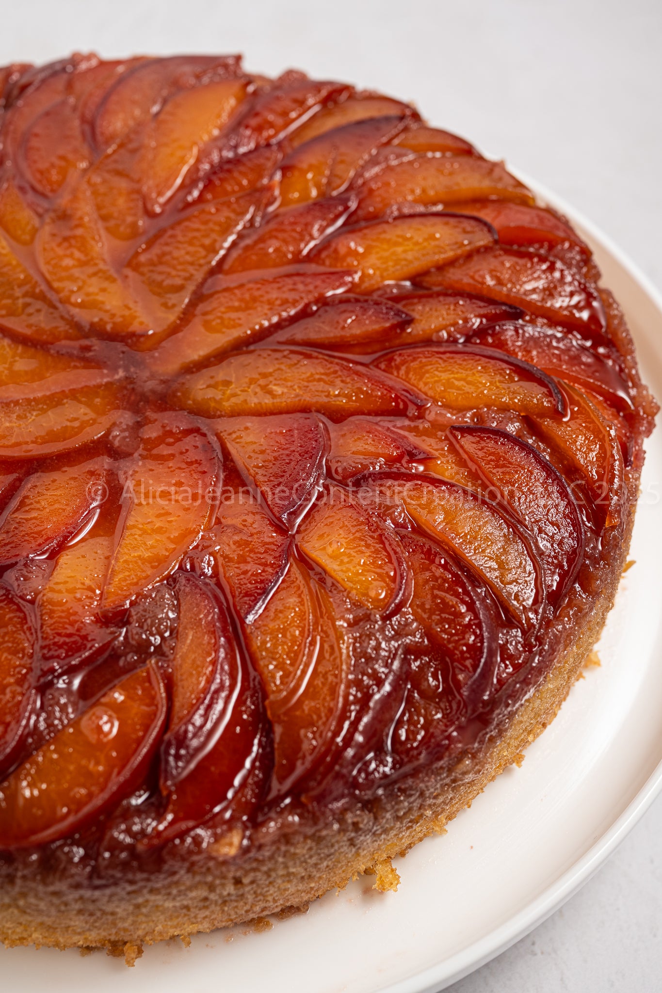 Upside Down Peach Cake - *EXCLUSIVE*